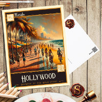 Hollywood, Florida | Vintage Postcard
