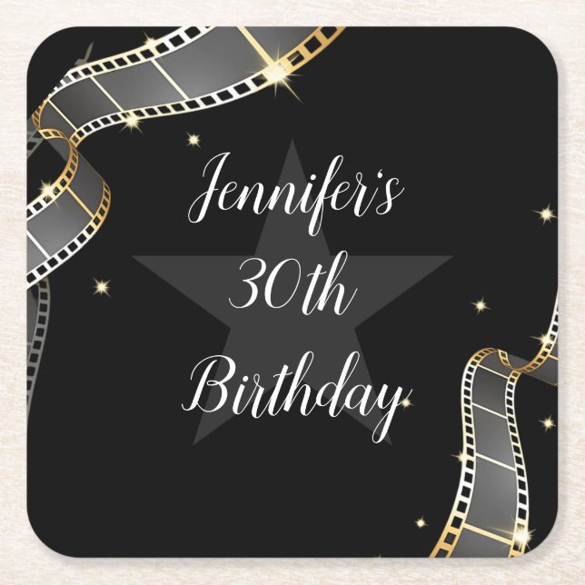 Hollywood Glam Coaster (Front)