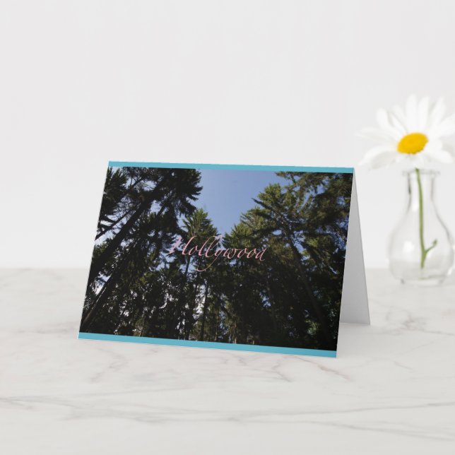 Hollywood – Greeting Card – Karte (Small Plant)