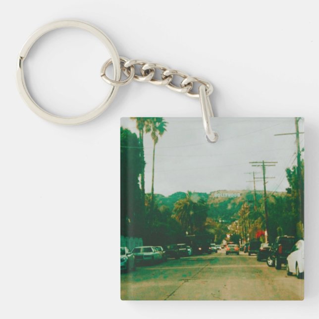 Hollywood Hills Key Ring (Front)