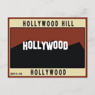 Hollywood Hills Postcard