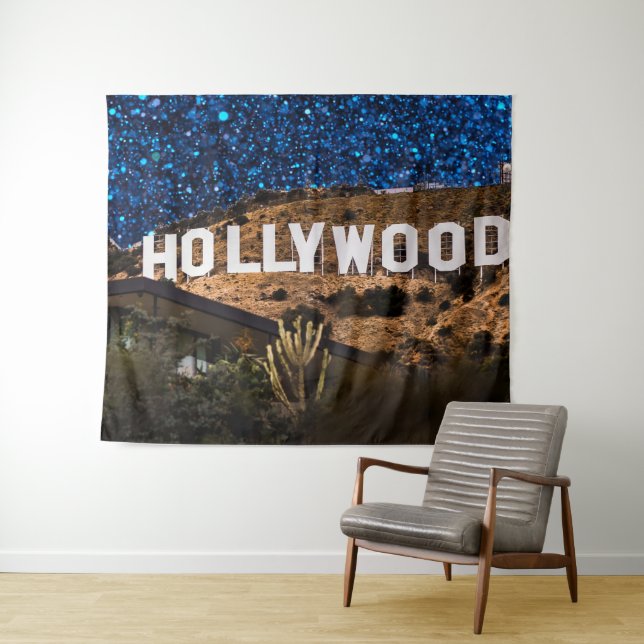HollyWood Hills Tapestry (In Situ (Horizontal))