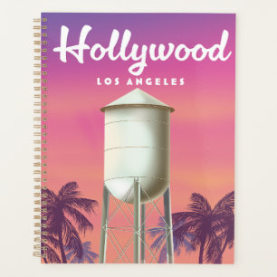 Hollywood Los Angeles Travel poster Planner