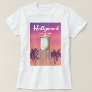 Hollywood Los Angeles Travel poster T-Shirt