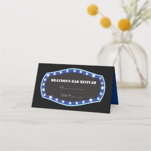 Hollywood Marquee Sign Table Seating Escort Card