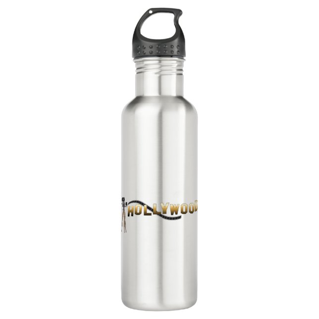 Hollywood-Movie Director Camera 710 Ml Water Bottle (Front)