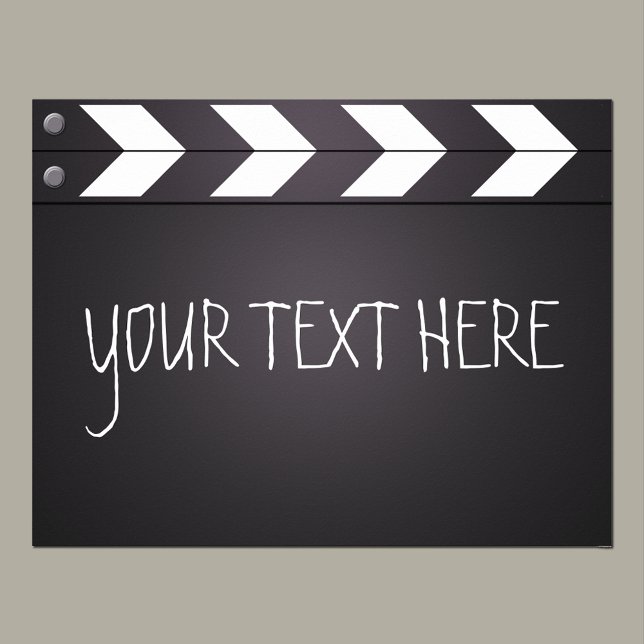 Hollywood Movie Director Clapboard Poster (Creator Uploaded)