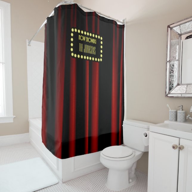Hollywood Movie Theatre Shower Curtain (In Situ)