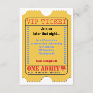 HOLLYWOOD MOVIES Themed Bar Bar Mitzvah Party Card