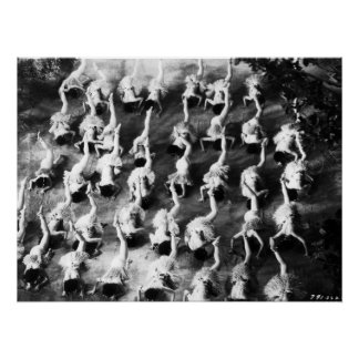 Hollywood Musical Chorus Girls Poster