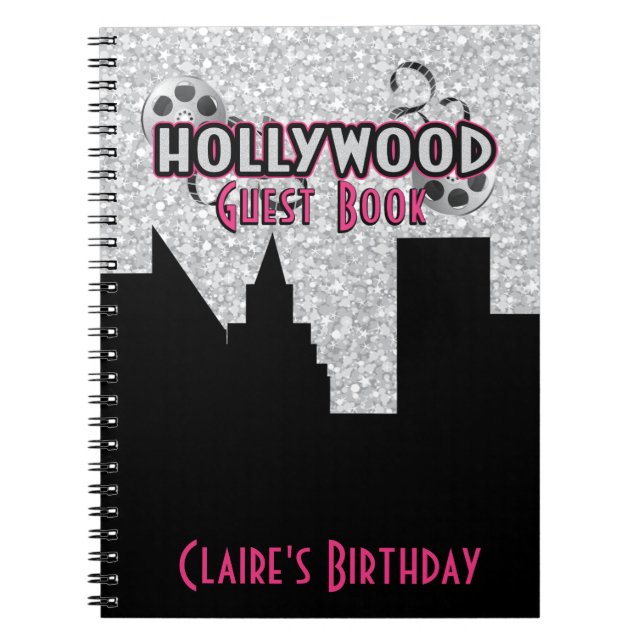 Hollywood Party Guest Book (Front)