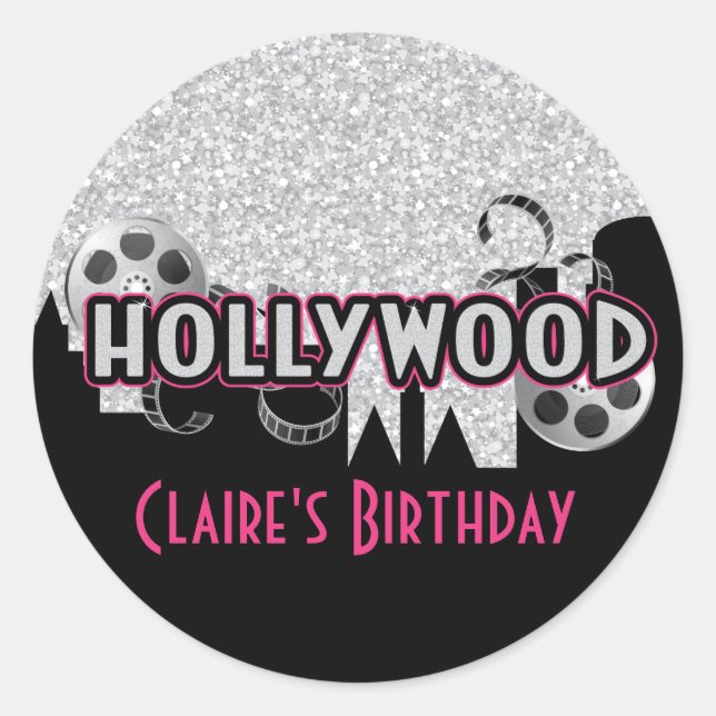 Hollywood Party Stickers (Front)