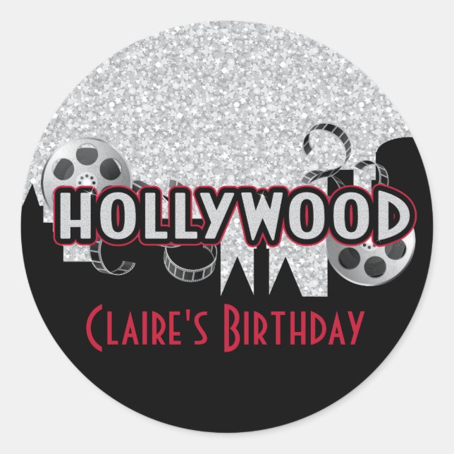 Hollywood Party Stickers (Front)