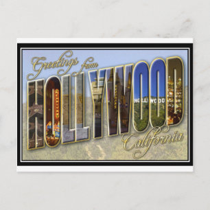 hollywood postcard