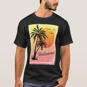 Hollywood Retro Vintage Sunset T-Shirt