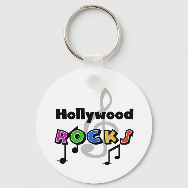 Hollywood Rocks Key Ring (Front)
