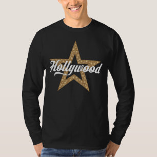 Hollywood Script With Star (White Type) T-Shirt