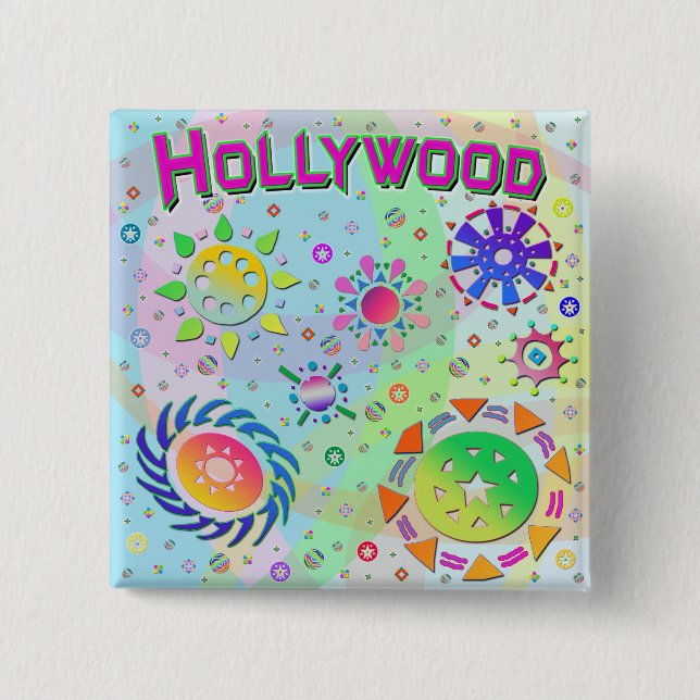 Hollywood Seven Suns & Energy Button (Front)