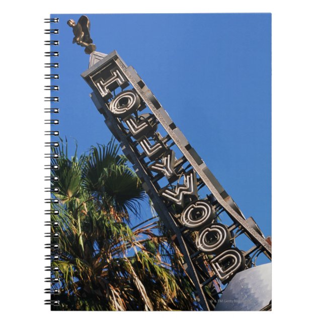 Hollywood sign, Los Angeles, California Notebook (Front)