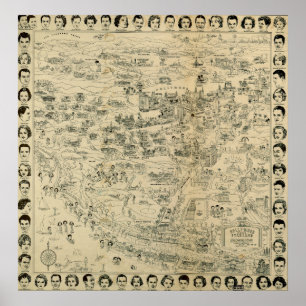 Hollywood Starland 1937 Poster