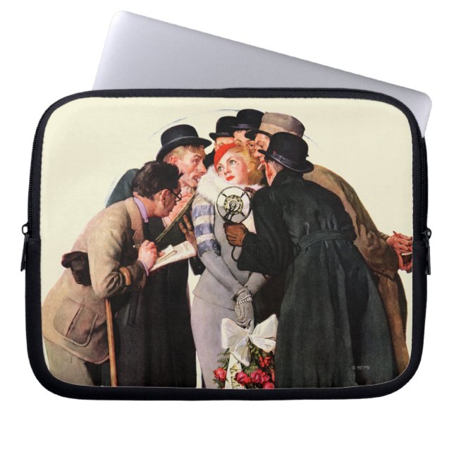 Hollywood Starlet Laptop Sleeve (Front)
