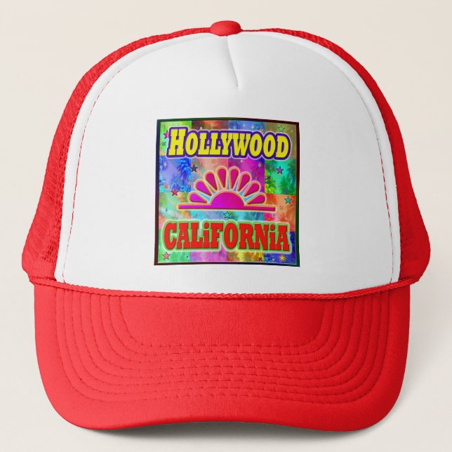 Hollywood Sun & Palms Cap (Front)