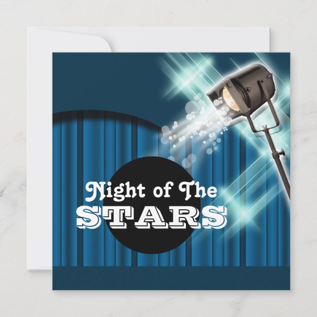 Hollywood theme "any age" party PERSONALIZE Invitation (Front)