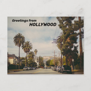 Hollywood USA Postcard