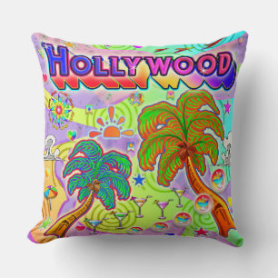 Hollywood Vacation Target Pillow