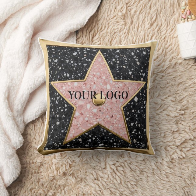 Hollywood Walk of Fame Square Coaster Cushion (Blanket)