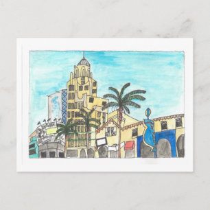 Hollywood Wax Museum Postcard