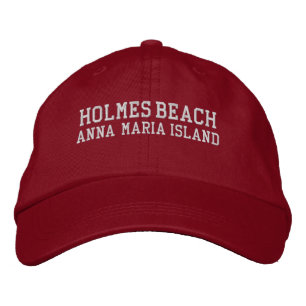 Holmes Beach Florida Embroidered Baseball Hat