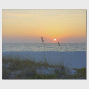 Holmes Beach Sunset Wrapping Paper