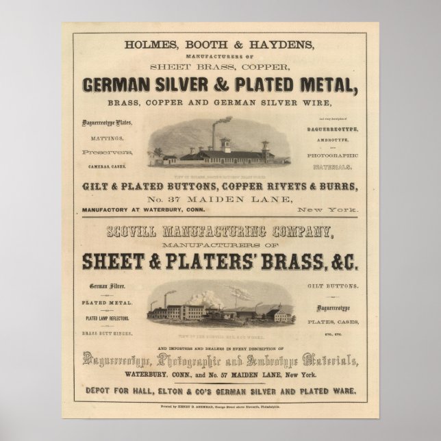 Holmes, Booth and Haydens Poster (Front)