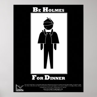 Holmes For Dinner Poster