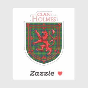 Holmes Tartan Scottish Plaid Lion Rampant