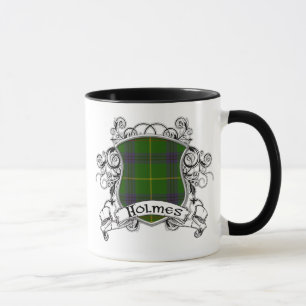 Holmes Tartan Shield Mug