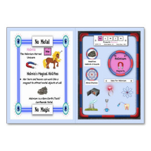 Holmia - Holmium Horn Unicorn Trading Card