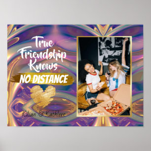 Holo Beautiful Distance Going Away Friendship Poster