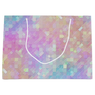 holo sparkle mosaic : large gift bag