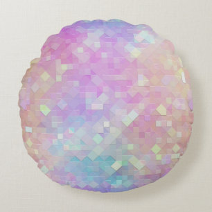 holo sparkle mosaic : round cushion