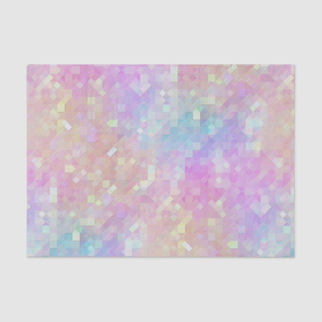 holo sparkle mosaic : tissue paper (Front)