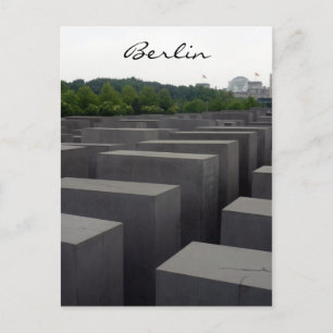 holocaust berliner memorial postcard