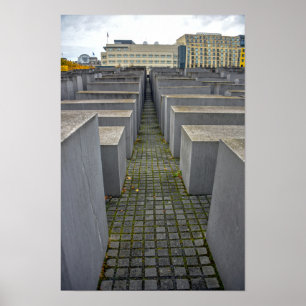 Holocaust Memorial, Berlin, Germany Poster