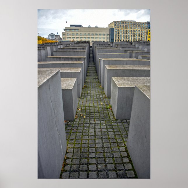 Holocaust Memorial, Berlin, Germany Poster (Front)