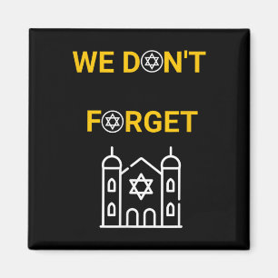 Holocaust Memorial Day Design Magnet