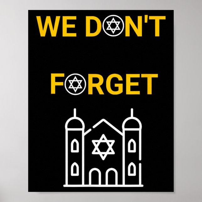 Holocaust Memorial Day Design  Poster (Front)