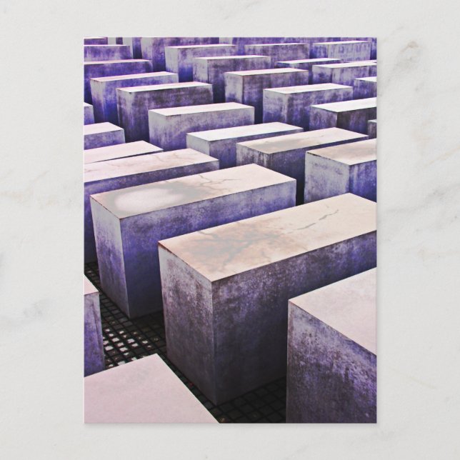 Holocaust Memorial (Denkmal), Berlin, Mauve (j7pst Postcard (Front)
