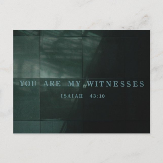 holocaust museum postcard (Front)