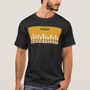 Holocaust Remembrance Day Barbed Wire Hands T-Shirt